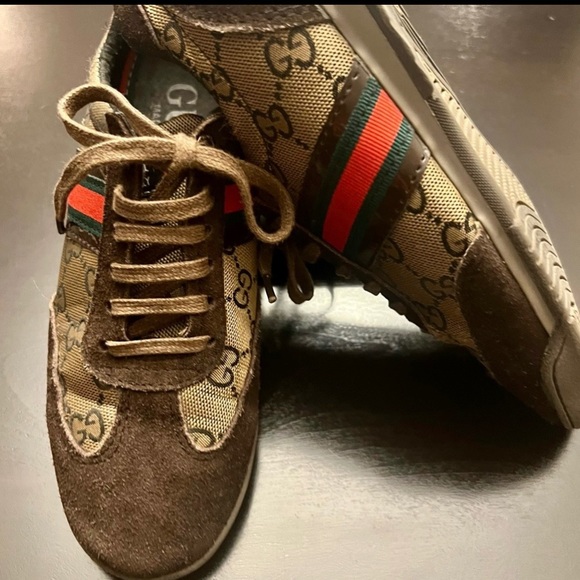 Size 37 canvas and suede sneakers - Picture 2 of 11